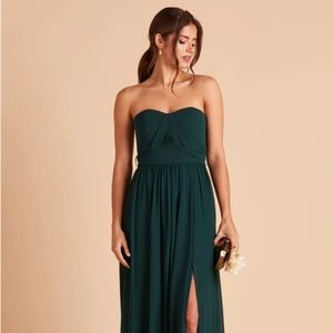Birdy Grey Convertible Grace Emerald Dress in size XS with slit